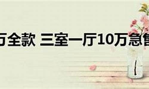 三室二厅20万全款_三室二厅20万全款购买注意事项